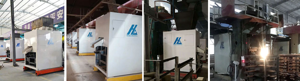 耐火磚布料機國內現(xiàn)場